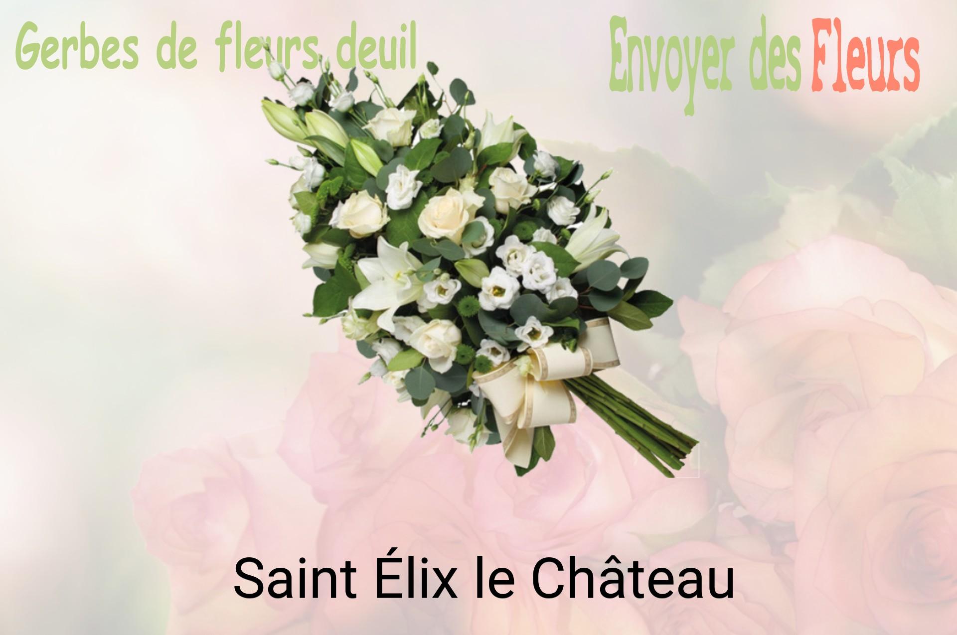 Gerbe de fleurs de deuil livrée à Saint-Élix-le-Château